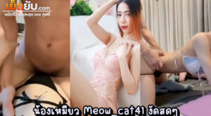 หลุดไทยOnlyfans น้องเหมียวคนสวยโดนควยหวานใจ Meow_cat41 ชื่อนี้การันตีความขาว หุ่นบาง เอวอย่างเล็กแต่แซ่บทุกท่าไม่มีขัดฟิลลิ่ง