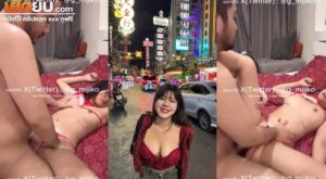 คลิปหลุดโอลี่แฟน mishio21x สาวหมวยนมโตตั้งกล้องเย็ดเสียวกับแฟนแบบเด็ดๆ โดนจับเลียหีจนแฉะแล้วค่อยเอาควยกระแทกหีเย็ดรัวๆ